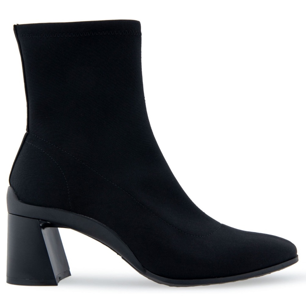 Aerosoles Corinda Boot black stretch gabardine fabric women’s 10M